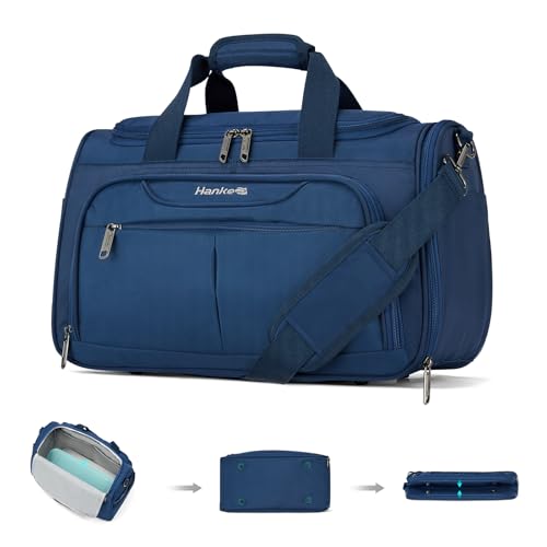 Hanke Small Underseat Carry On Luggage Bags for Travel with 10 Pockets.